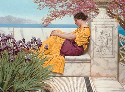 Under the Blossom that Hangs on the Bough John William Godward